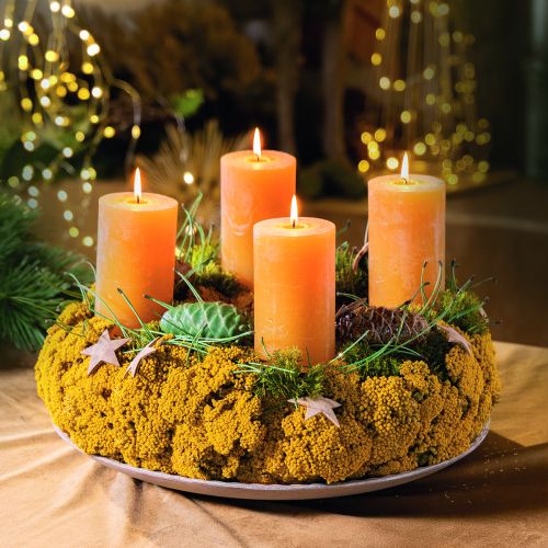 Achillea Natur Gelb Rölleka Torkade Blommor Gula 1kg | Floristik24.se