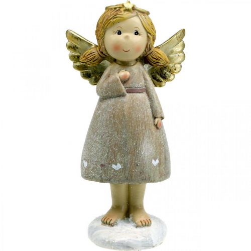 Floristik24 Adventsdekoration, skyddsängel, julängel, ängelfigur H24cm