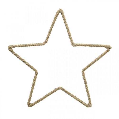 Floristik24 Adventsdekoration, juldekorationsstjärna, dekorativ stjärnjute B24,5cm 5 st