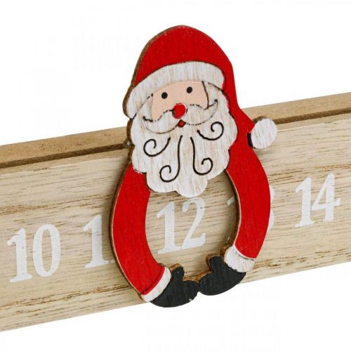 Artikel Adventskalender trä adventslist deco advent 48,5cm 3st