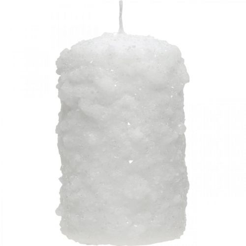 Floristik24 Adventsljus, pelarljus, snöbollsljus 100/60mm 4 st