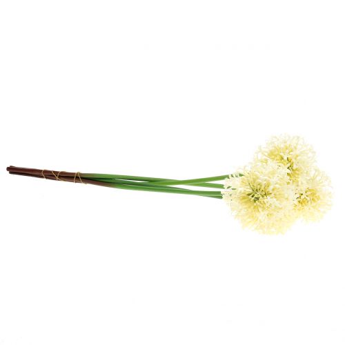Floristik24 Prydnads Allium konstgjord vit 51 cm 4st