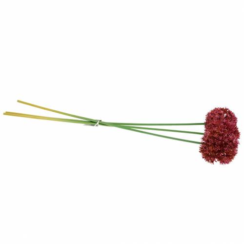 Floristik24 Prydnads allium konstgjord Mauve Ø9cm H70cm 3st