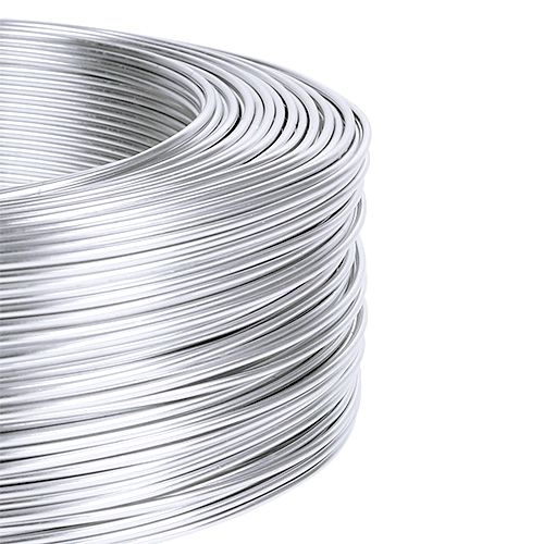 Floristik24 Aluminiumtråd 1mm 500g silver