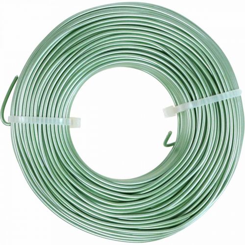 Aluminiumtråd Ø2mm Grön Matt 500g 60m