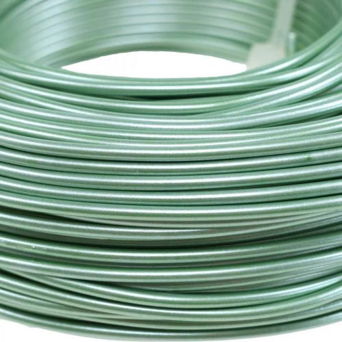 Aluminiumtråd Ø2mm Grön Matt 500g 60m