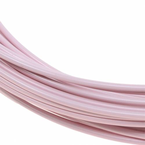Floristik24 Aluminiumtråd Ø2mm pastellrosa 100g 12m