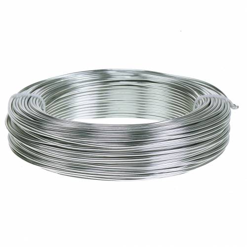 Floristik24 Aluminiumtråd 2mm silver 60m 500g