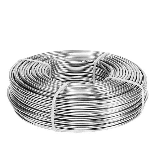 Floristik24 Aluminiumtråd 3mm 1kg silver