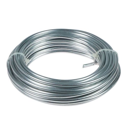 Aluminiumtråd aluminiumtråd 5mm smycketråd silver 500g