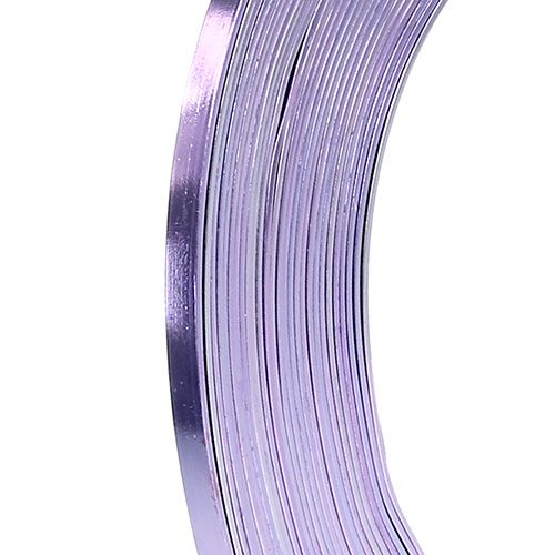 Floristik24 Aluminium platttråd lavendel 5mm 10m