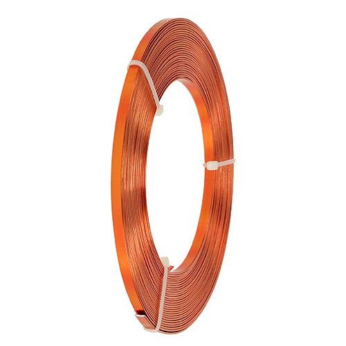 Artikel Aluminium platt tråd Orange 5mm 10m