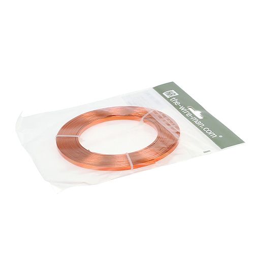 Artikel Aluminium platt tråd Orange 5mm 10m