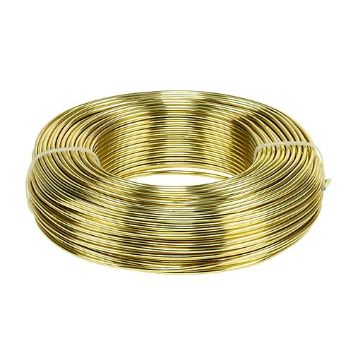 Aluminiumtråd Ø2mm 500g 60m guld Aluminiumtråd Ø2mm 500g 60m guld
