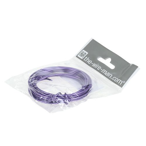 Artikel Aluminiumtråd 2mm Lila 3m