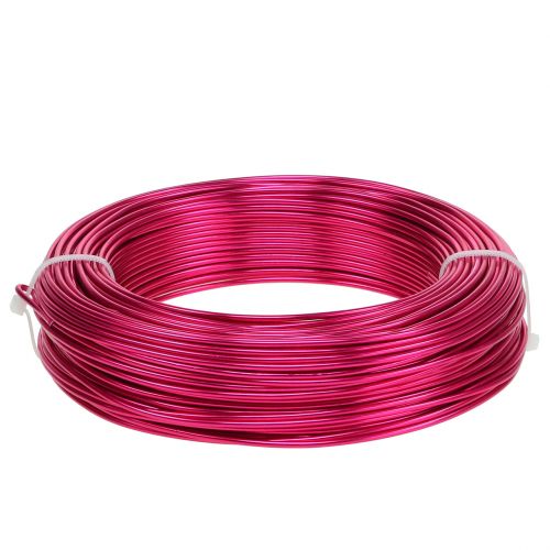 Floristik24 Aluminiumtråd Ø2mm Rosa 60m 500g