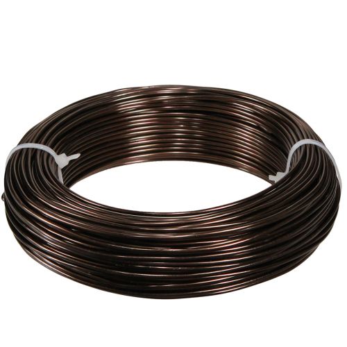 Artikel Aluminiumtråd brun hantverkstråd aluminiumtråd Ø2mm 60m 500g