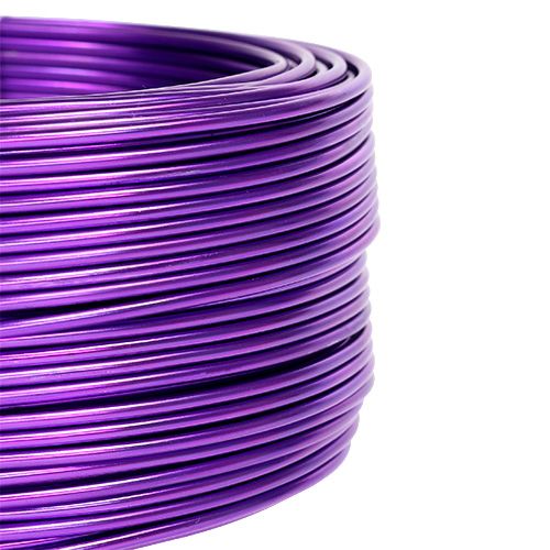 Aluminiumtråd lila Ø2mm 500g (60m)