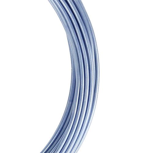 Artikel Aluminiumtråd pastellblå Ø2mm 12m