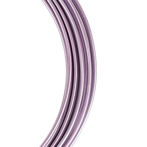Floristik24 Aluminiumtråd pastelllila Ø2mm 12m