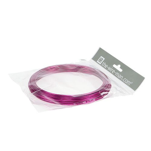 Artikel Aluminiumtråd 2mm 100g rosa