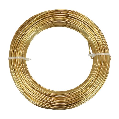 Artikel Aluminiumtråd Ø2mm 500g 60m guld