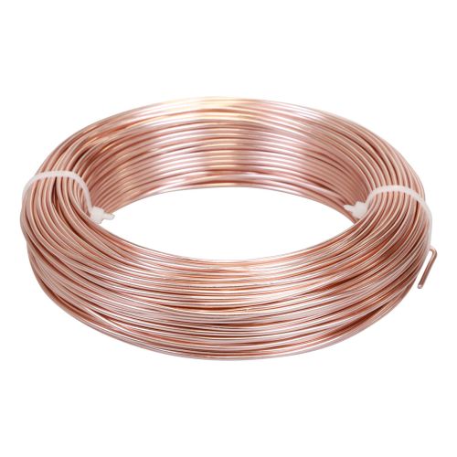 Aluminiumtråd aluminiumtråd 2mm smycketråd roséguld 60m 500g