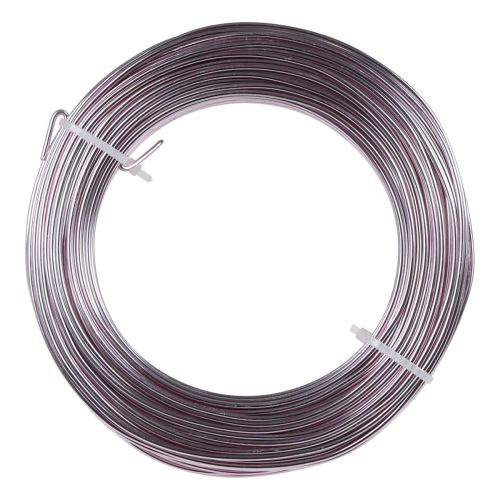 Artikel Aluminiumtråd Ø2mm rosa dekortråd rund 480g