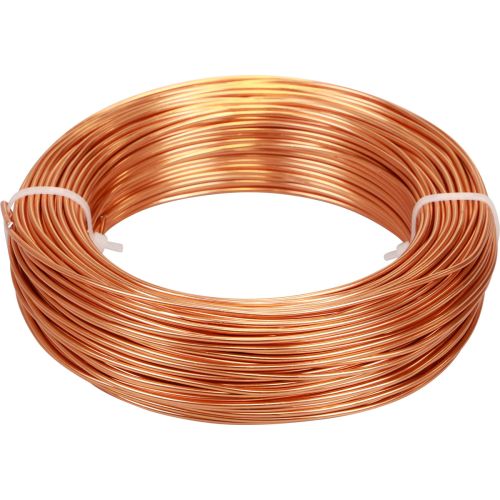 Floristik24 Aluminiumtråd orange Ø2mm 500g 60m