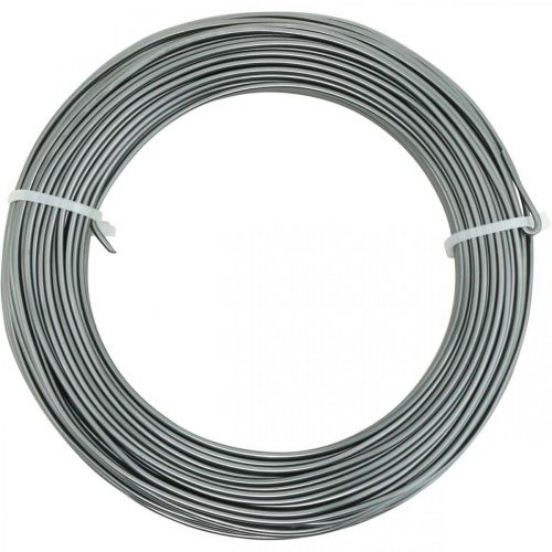 Artikel Aluminiumtråd Ø2mm antracit deco-tråd rund 480g