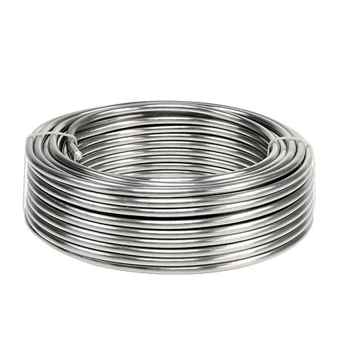 Floristik24 Aluminiumtråd 5mm 1kg silver