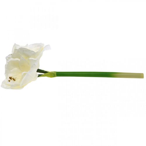 Floristik24 Konstgjord blomma amaryllis vit riddarstjärna juldekoration H40cm