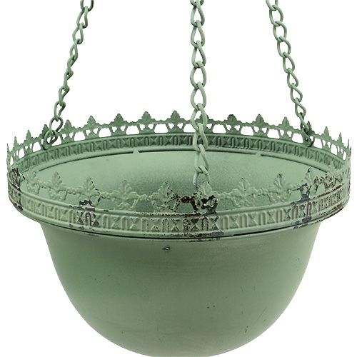 Floristik24 Hängande hängkorg grön Ø23cm H21cm