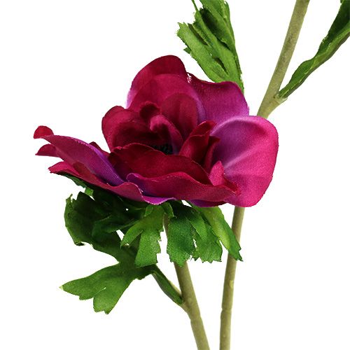 Floristik24 Konstgjord anemone Fuchsia 6st