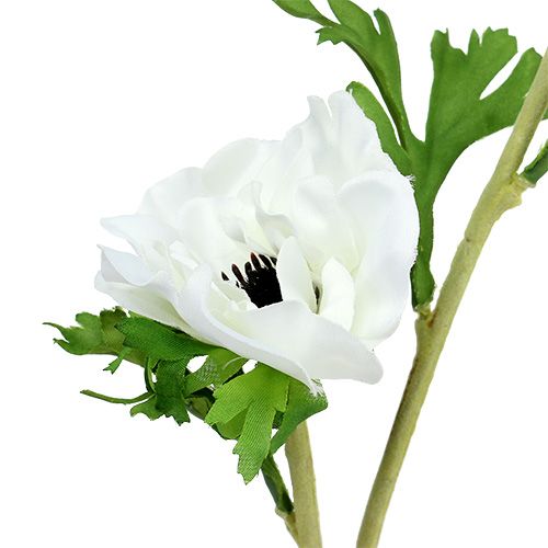 Floristik24 Anemon konstgjord vit 6st