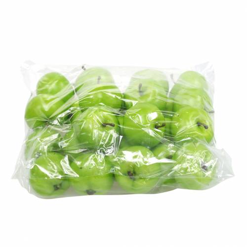 Artikel Mini konstgjord äppelgrön Ø4cm 24 st