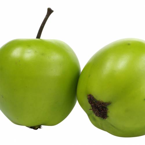 Artikel Dekorativ frukt mini äpple konstgrönt 4,5cm 24 st