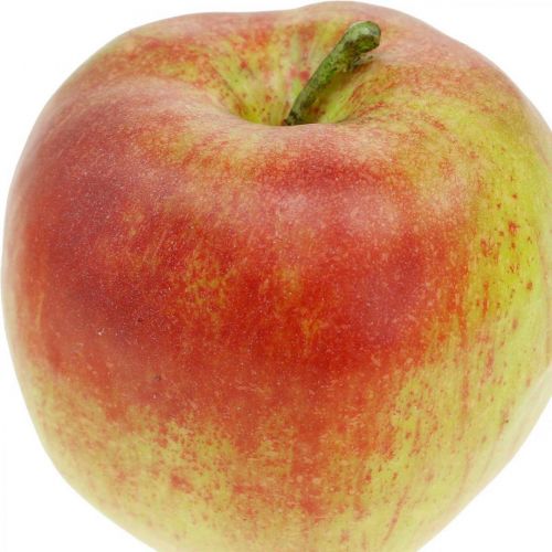 Floristik24 Konstgjort äpple, dekorativ frukt Ø8cm 4st
