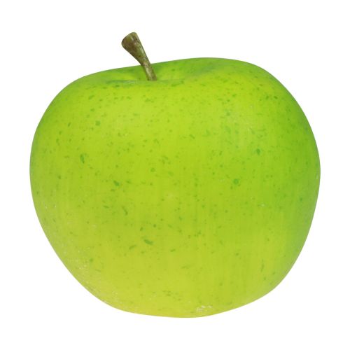 Floristik24 Dekorativ äppelgrön, dekorativ frukt, matdocka Ø6,5cm