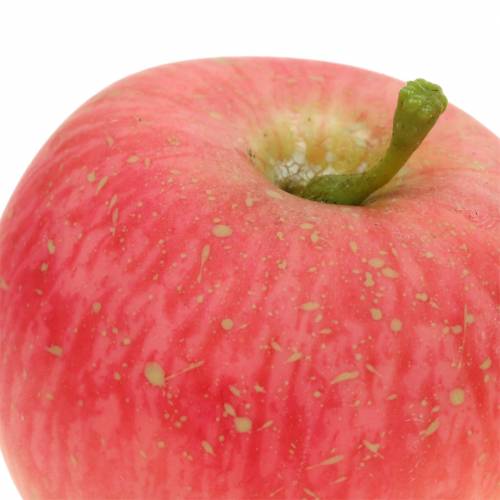 Floristik24 Deco äppelrosa, gul äkta touch 6,5cm 6st