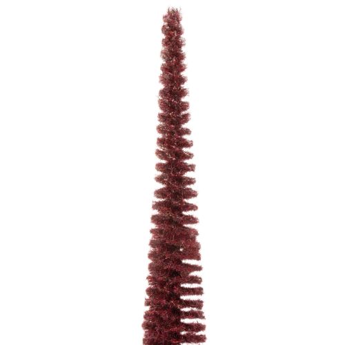 Dekorativ julgran, smal julgransfigur på träbas, 60 cm | Floristik24.se