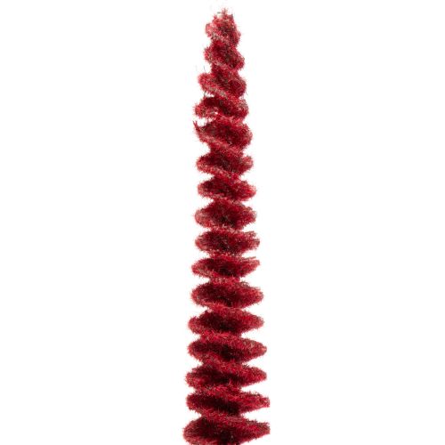 Modern smal dekorativ julgran på träbas, 80 cm | Floristik24.se
