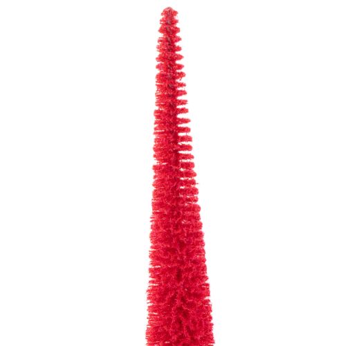 Dekorativ smal julgran, konstgjord julgran på träbas, 40 cm, 3 stycken | Floristik24.se