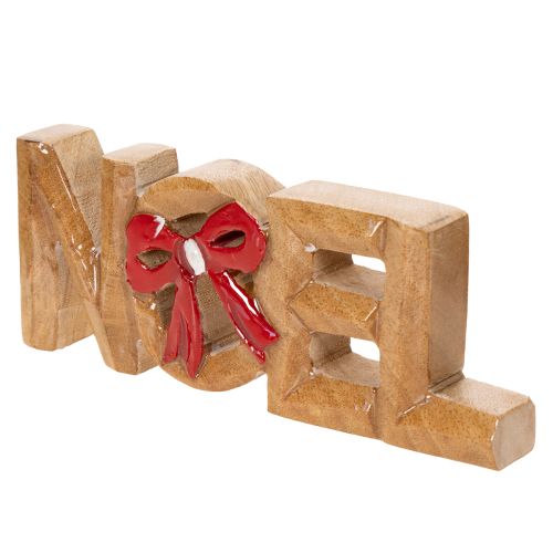 Julklappstext med rosett, juldekoration, 18 cm | Floristik24.se
