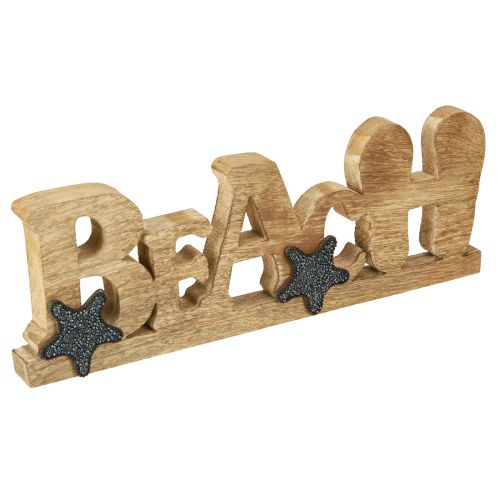 Floristik24 Stativ bokstäver &quot;Beach&quot; maritim dekoration trä 35×12cm