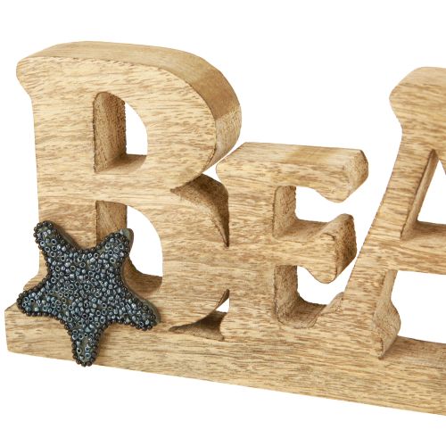 Artikel Stativ bokstäver "Beach" maritim dekoration trä 35×12cm