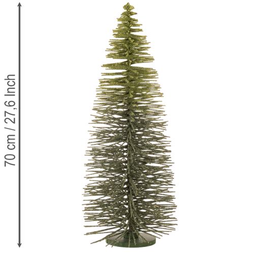Konstgjord grön julgran för vinterdekoration, 70 cm | Floristik24.se