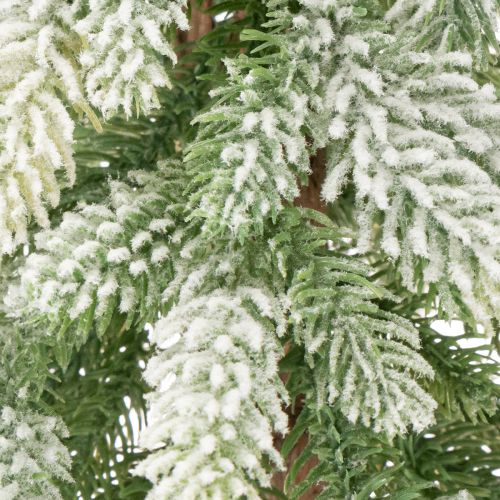 Konstgjord gran med snödekoration, vinter och jul, 95 cm | Floristik24.se