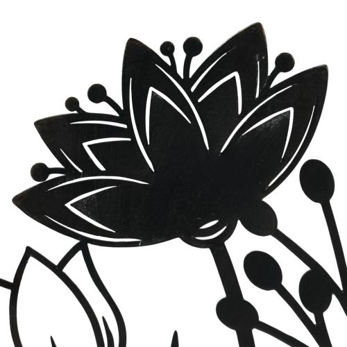 Floristik24 Stativ blomsteräng vårdekoration metall 23cm H20,5cm