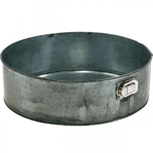 Floristik24 Planteringskärl, dekorativ bakform, springform för plantering, metalldekor Ø24cm H7,5cm